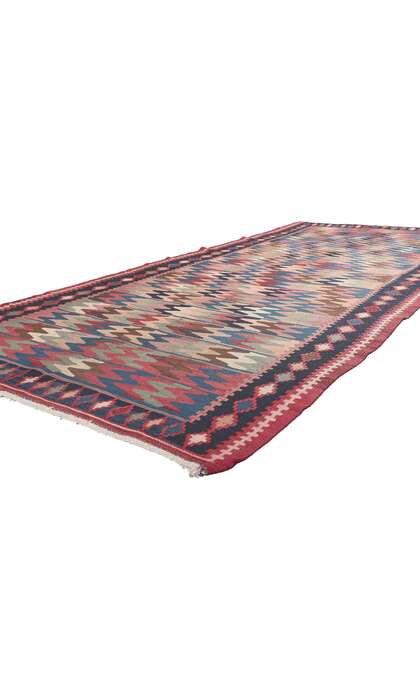 5 x 11 Vintage Persian Shahsavan Kilim Rug 61240