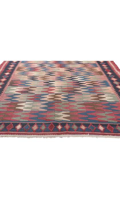 5 x 11 Vintage Persian Shahsavan Kilim Rug 61240