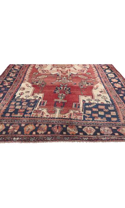 5 x 11 Vintage Persian Hamadan Rug 61249