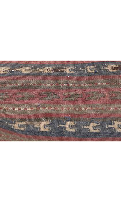 5 x 18 Vintage Persian Shahsavan Kilim Rug 61246