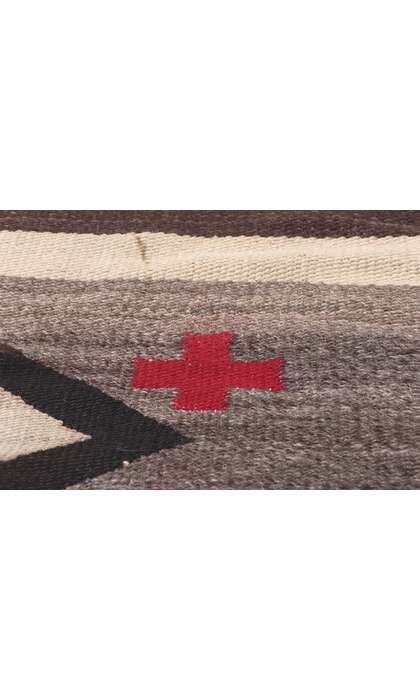 5 x 5 Antique Ganado Navajo Rug 78559