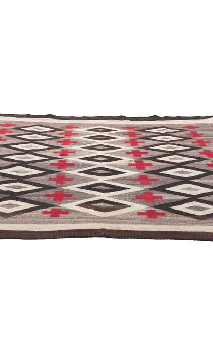 5 x 5 Antique Ganado Navajo Rug 78559