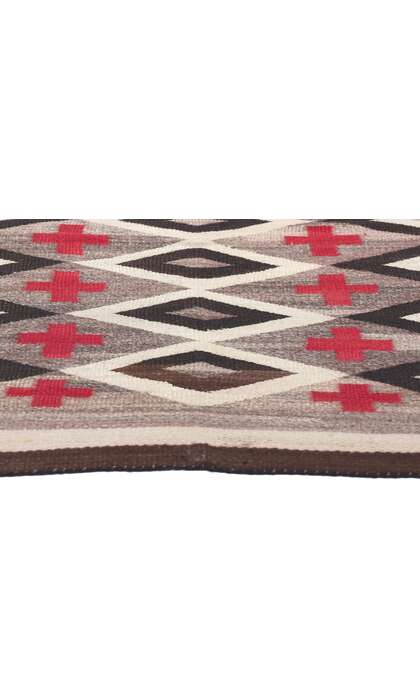 5 x 5 Antique Ganado Navajo Rug 78559