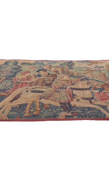 5 x 5 Vintage Medieval French Tapestry 78549