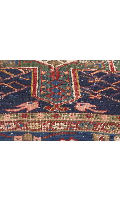 5 x 6 Antique Persian Serapi Rug 78541