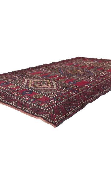 5 x 9 Antique Nomadic Afghani Rug 61233