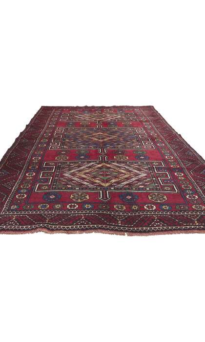 5 x 9 Antique Nomadic Afghani Rug 61233