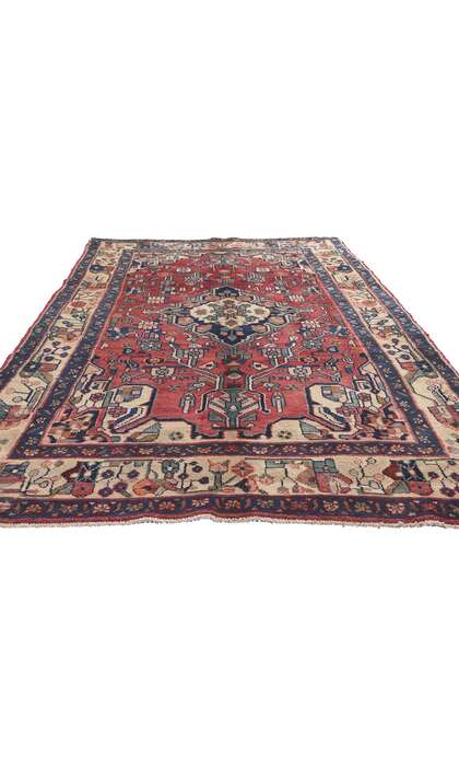 5 x 9 Vintage Persian Hamadan Rug 61258