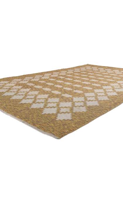 6 x 10 Vintage Reversible Swedish Rollakan Rug 74982