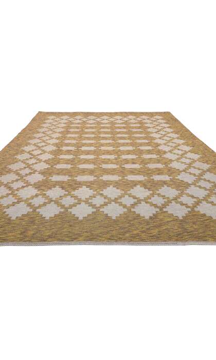 6 x 10 Vintage Reversible Swedish Rollakan Rug 74982