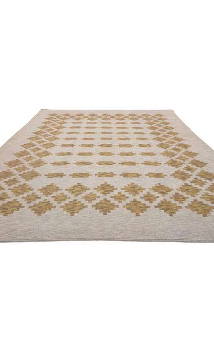 6 x 10 Vintage Reversible Swedish Rollakan Rug 74982