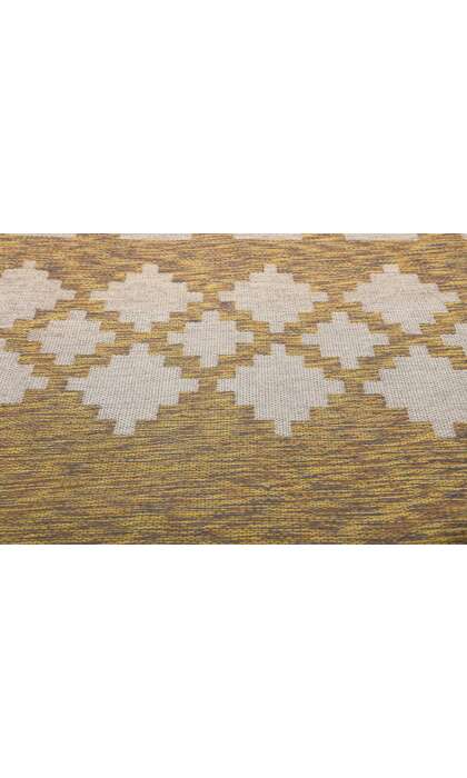 6 x 10 Vintage Reversible Swedish Rollakan Rug 74982