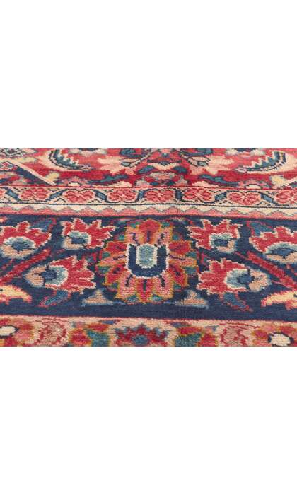 7 x 10 Vintage Red Persian Mahal Rug 61227