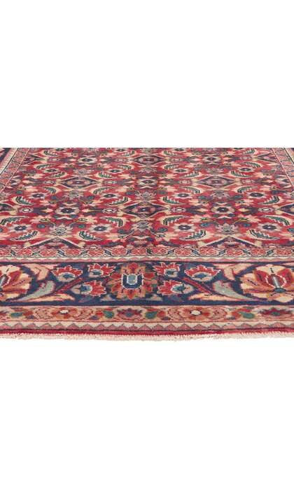 7 x 10 Vintage Red Persian Mahal Rug 61227