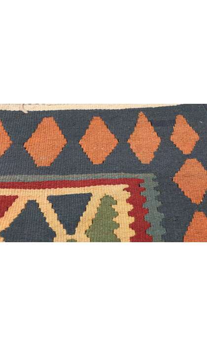 7 x 9 Vintage Persian Tribal Shiraz Kilim Rug 61232