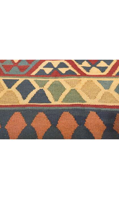 7 x 9 Vintage Persian Tribal Shiraz Kilim Rug 61232