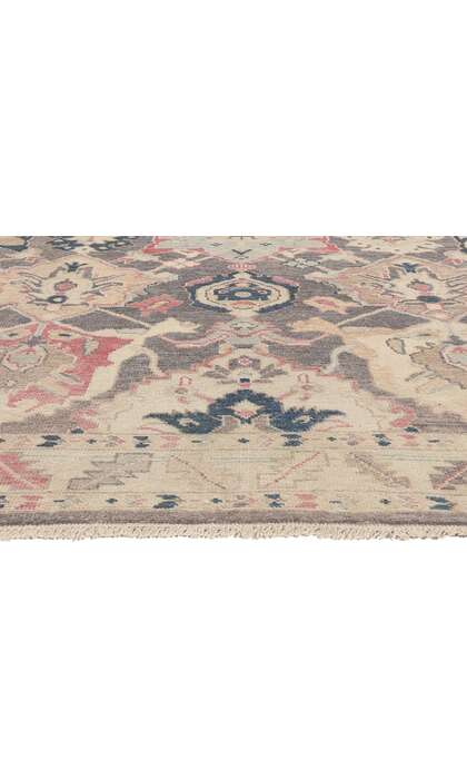 8 x 10 Earth-Tone Modern Oushak Rug 80988