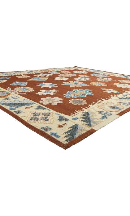 8 x 10 Oushak High-Low Rug 30895
