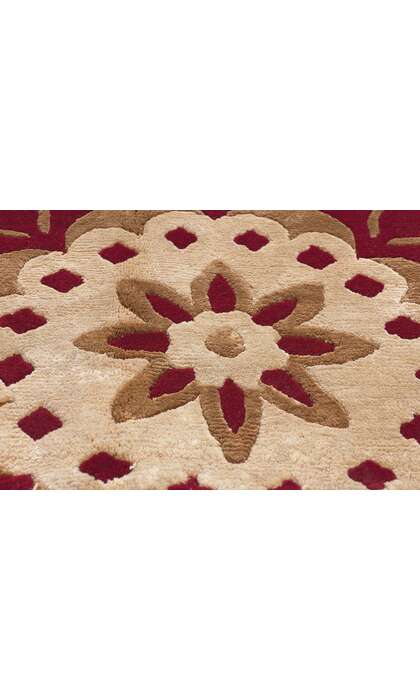 8 x 10 Red Chinese Floral Rug 78539