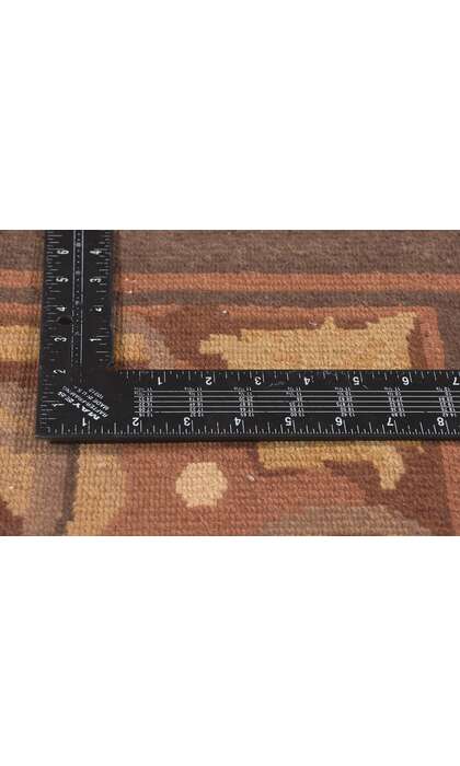 8 x 10 Earth-Tone Vintage Tibetan Rug 78458