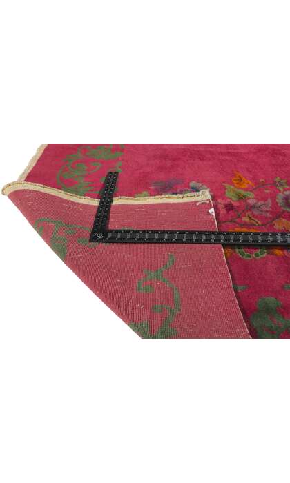 9 x 12 Antique Chinese Art Deco Rug 78301