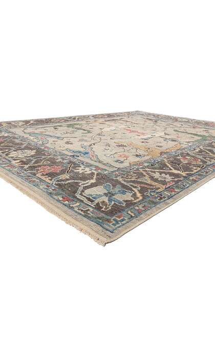 9 x 12 Modern Oushak Rug 80987