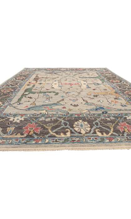 9 x 12 Modern Oushak Rug 80987