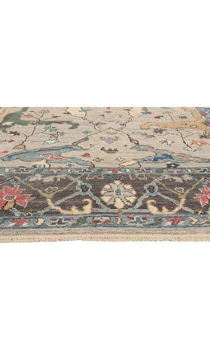 9 x 12 Modern Oushak Rug 80987