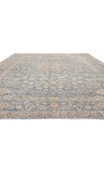 9 x 12 Antique Persian Tabriz Rug 61244