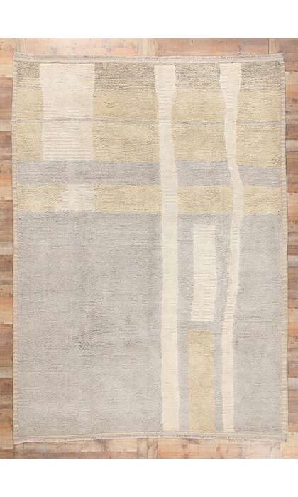 9 x 12 Neutral Moroccan Rug 81005