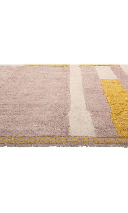 9 x 12 Modern Color Block Moroccan Rug 81014