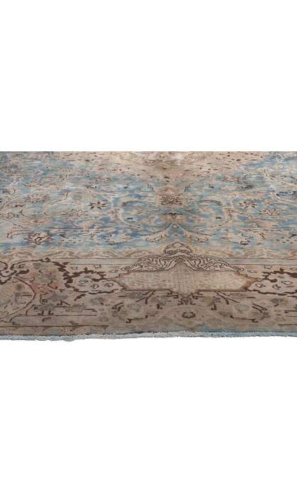 10 x 12 Vintage Persian Kashan Kashmar Rug 78591