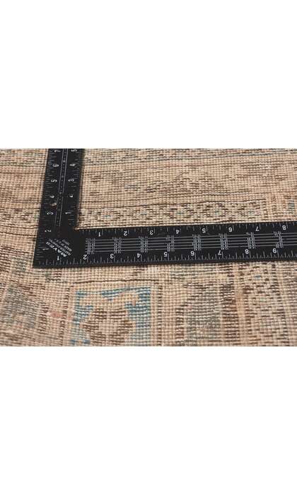 10 x 14 Distressed Vintage Persian Joshegan Rug 78597