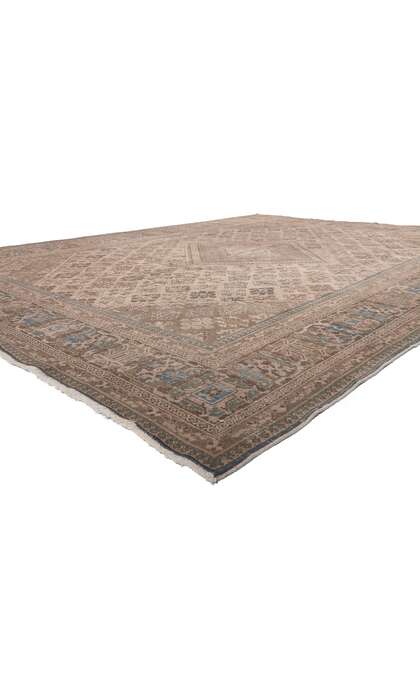 10 x 14 Distressed Vintage Persian Joshegan Rug 78597