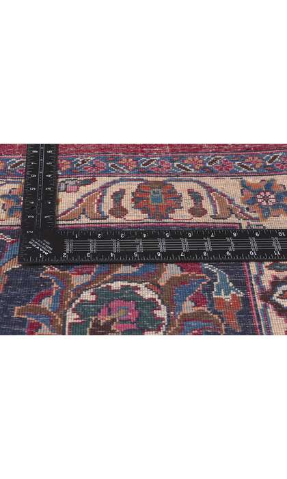11 x 17 Large Antique Persian Mashhad Rug 78568