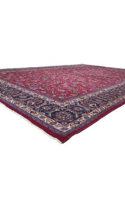 11 x 17 Large Antique Persian Mashhad Rug 78568