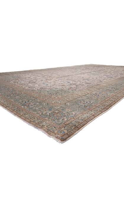 11 x 19 Vintage Persian Kashan Rug 78589