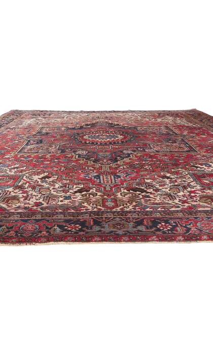 12 x 15 Large Antique Persian Heriz Rug 78540