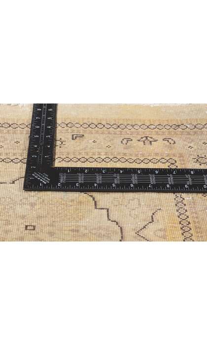 14 x 19 Vintage Persian Tabriz Rug 78595