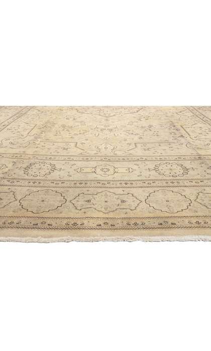 14 x 19 Vintage Persian Tabriz Rug 78595