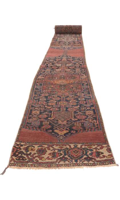 2 x 26 Antique Persian Bijar Runner 53868