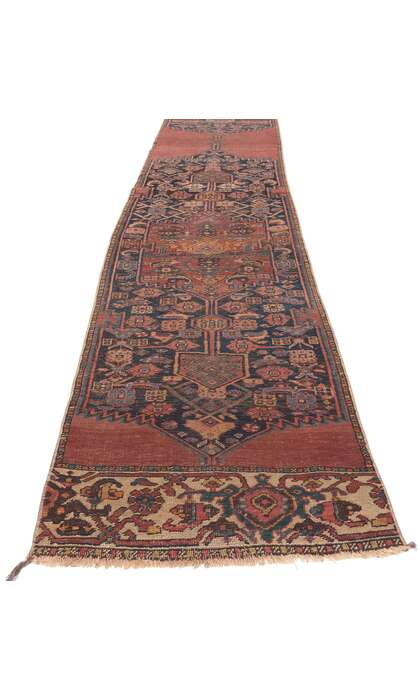 2 x 26 Antique Persian Bijar Runner 53868