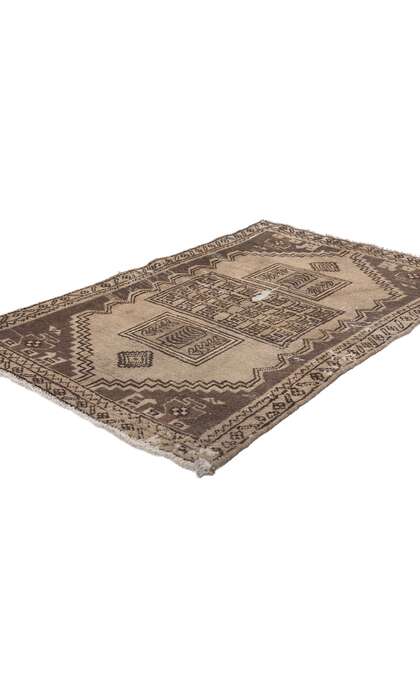 2 x 3 Distressed Antique Persian Hamadan Rug 78580