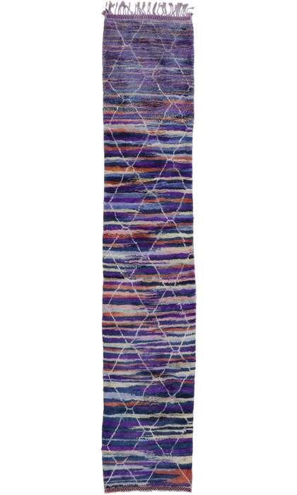 3 x 14 Colorful Beni Mrirt Moroccan Rug 21091