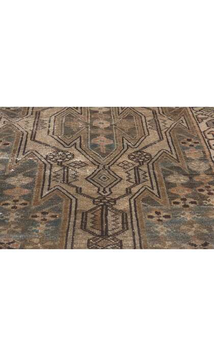 3 x 4 Distressed Antique Persian Hamadan Rugg 78581