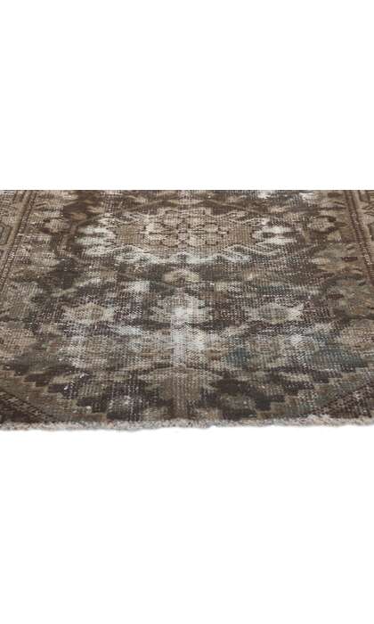 3 x 4 Distressed Antique Persian Hamadan Rug 78577