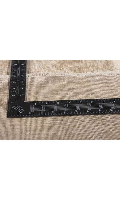 3 x 4 Distressed Vintage Persian Kashan Rug 78571