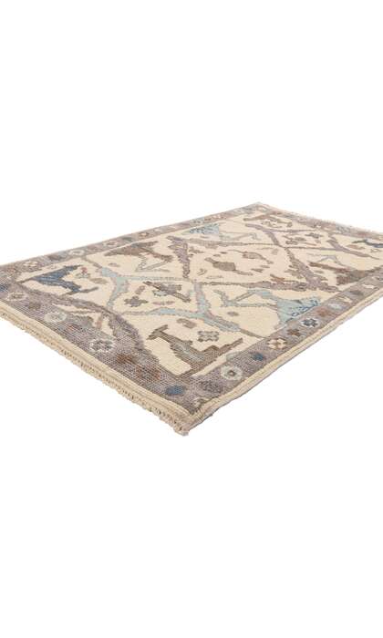 3 x 6 Small Modern Oushak Rug 80998