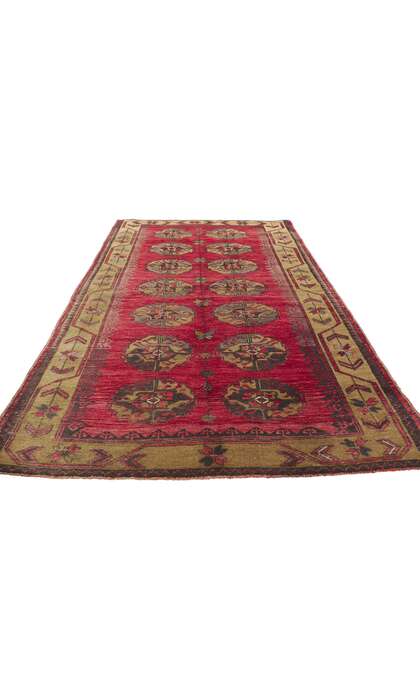 4 x 7 Vintage Turkish Oushak Rug 52382