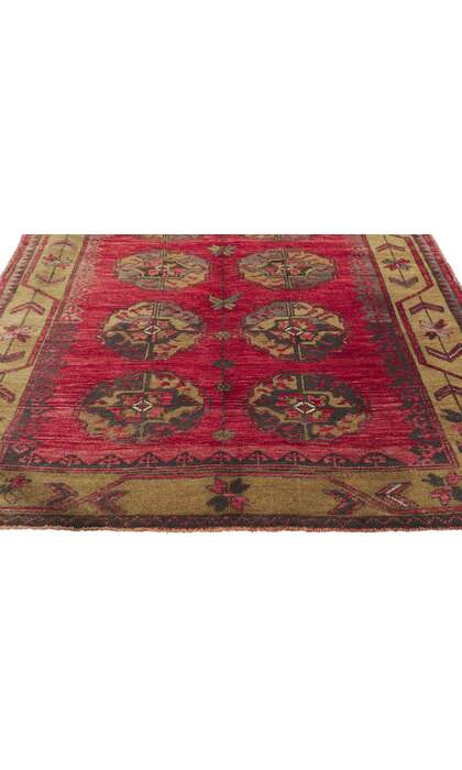 4 x 7 Vintage Turkish Oushak Rug 52382
